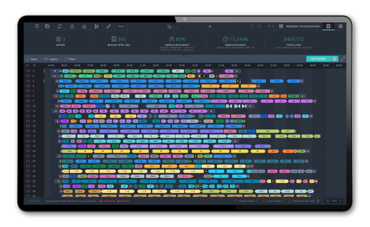 Optibus’ Scheduling Module uses advanced optimization algorithms and machine learning to run crew and vehicle optimizations in minutes (1)-png