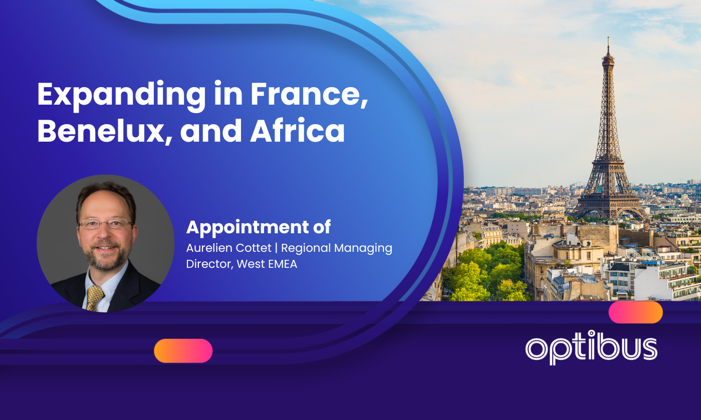 Optibus strengthens commitment to France, Benelux, and Africa with new regional director